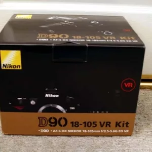 Nikon D90 Digital SLR Camera with Nikon AF-S DX 18-105mm lens 